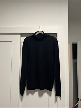 J. Crew Men's Black Turtleneck Sweater